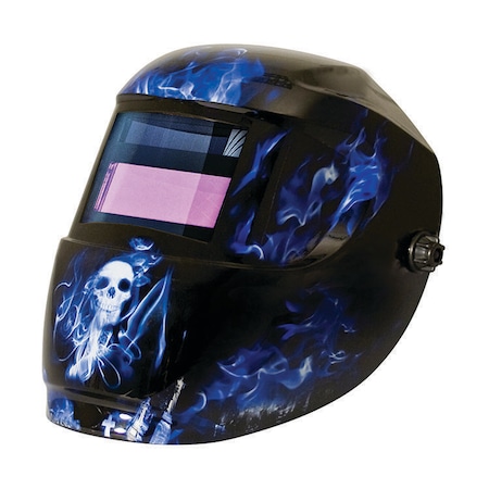Walter Surface Technologies Welding Helmet CARRERA w/1000F BLUE DOOM 1000F-0141